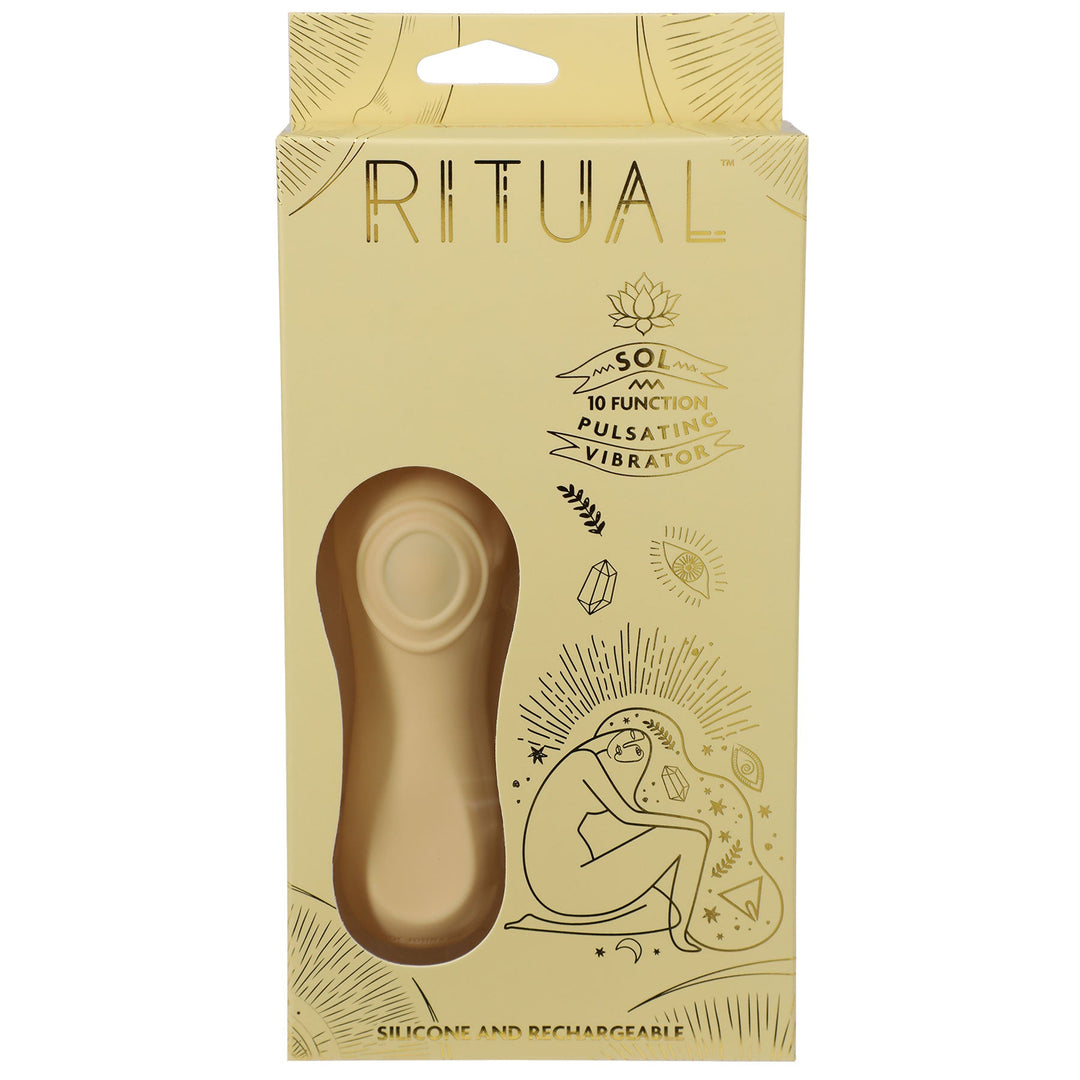 Ritual - Sol - Rechargeable Silicone Pulsating  Vibe - Yellow