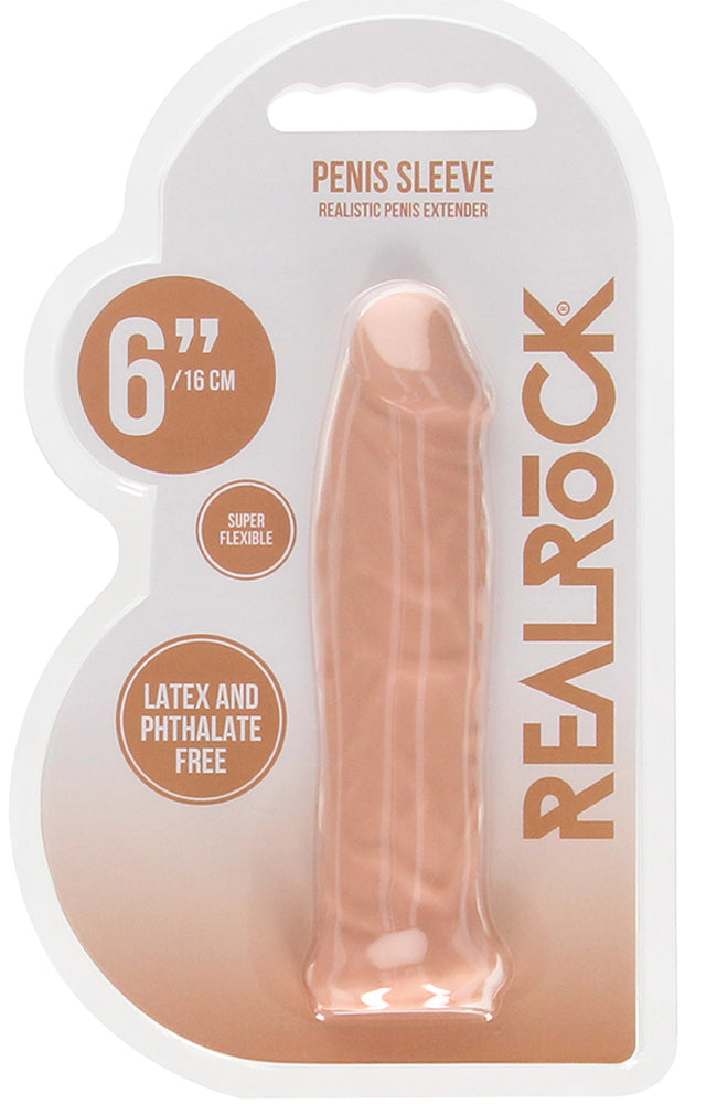 6 Inch Penis Sleeve - Flesh