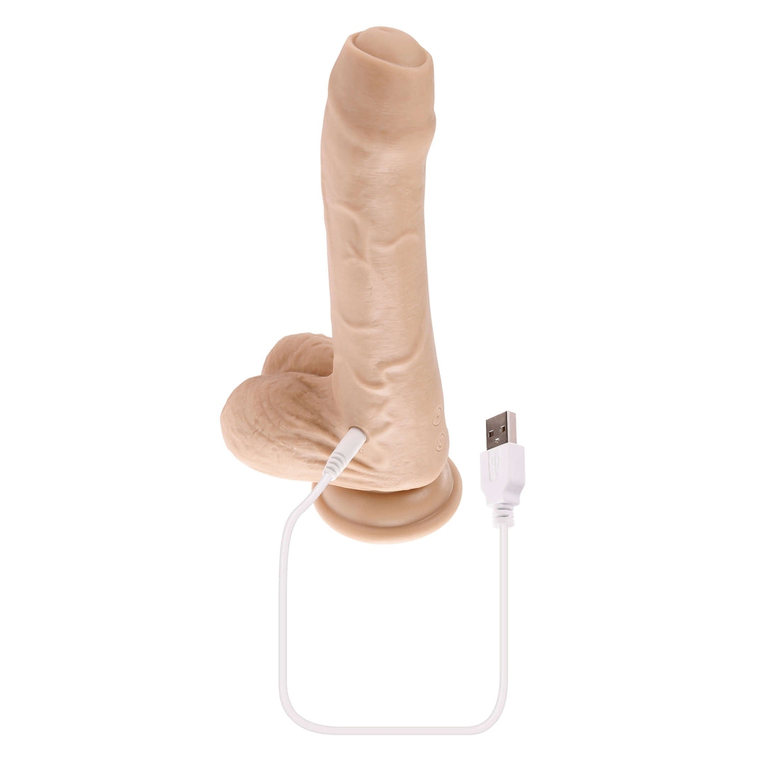 Peek a Boo Vibrating Dildo - Light