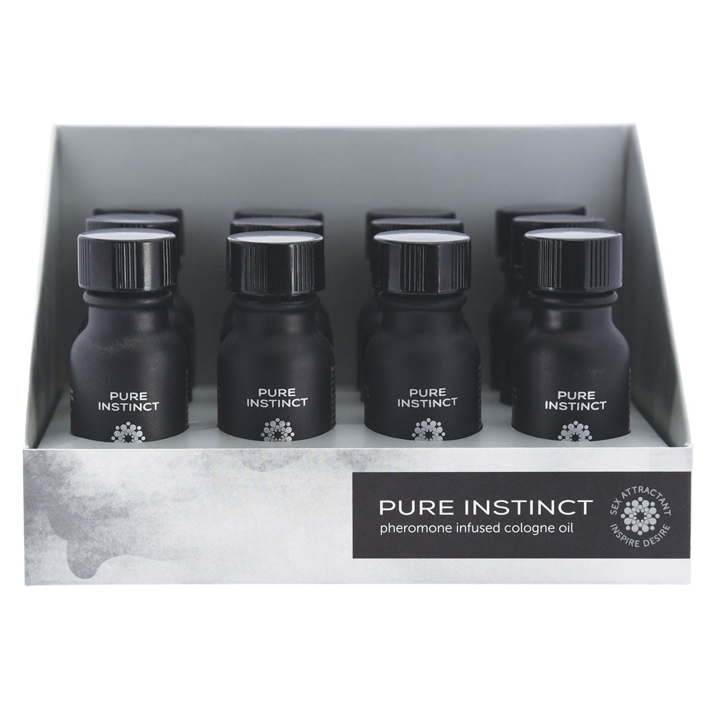 Pure Instinct Pheromone Cologne Oil for Him 12 Pc Display 15 ml