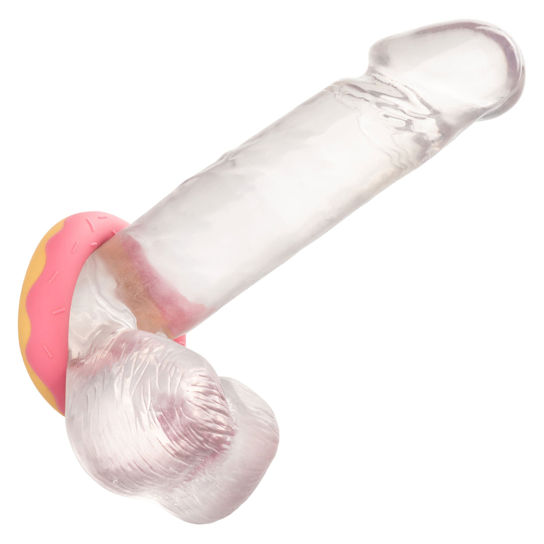 Naughty Bits Dickin’ Donuts Silicone Donut Cock  Ring - Pink