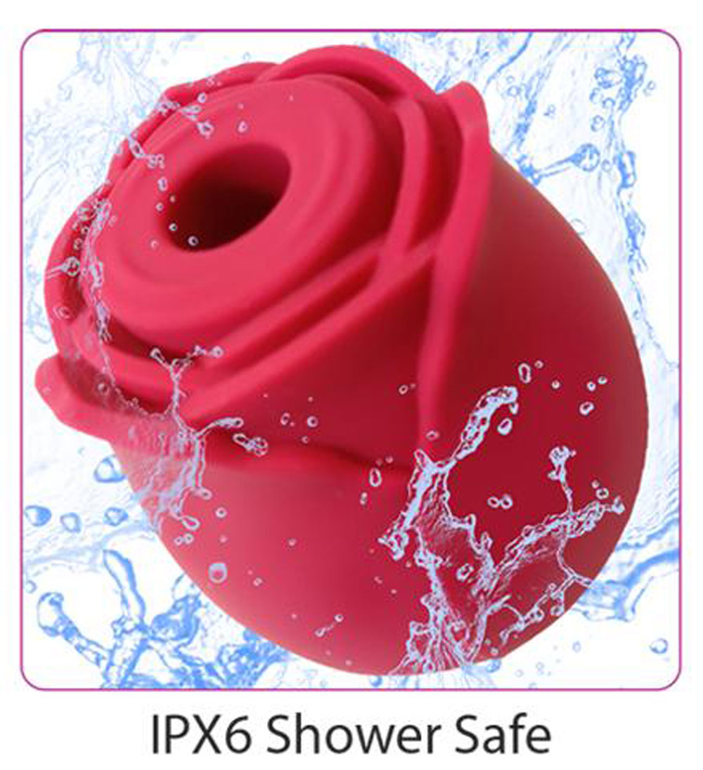 Rose Suction Stimulator - Red