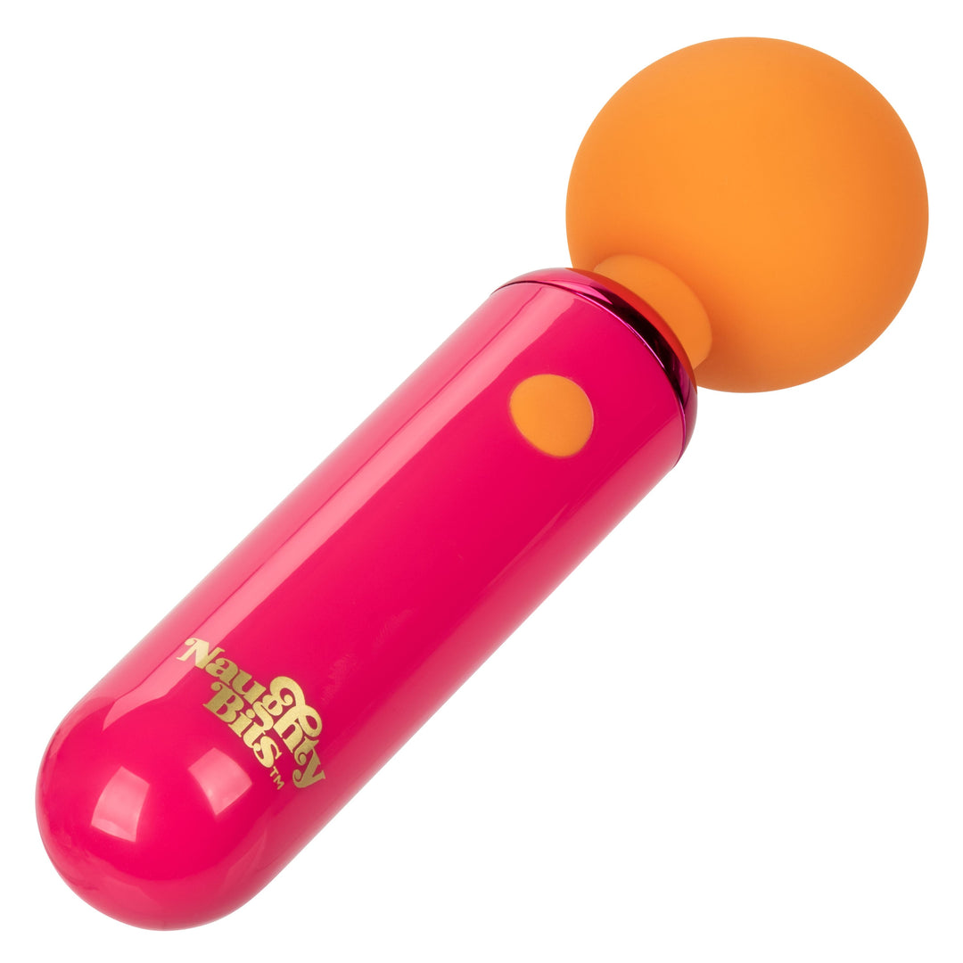 Naughty Bits Home Cumming Queen Vibrating Wand -  Orange/pink