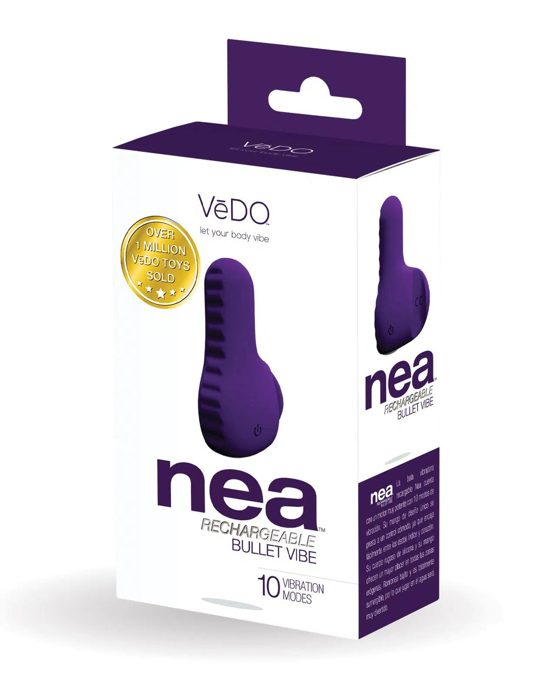 Nea Rechargeable Finger Vibe - Deep Purple