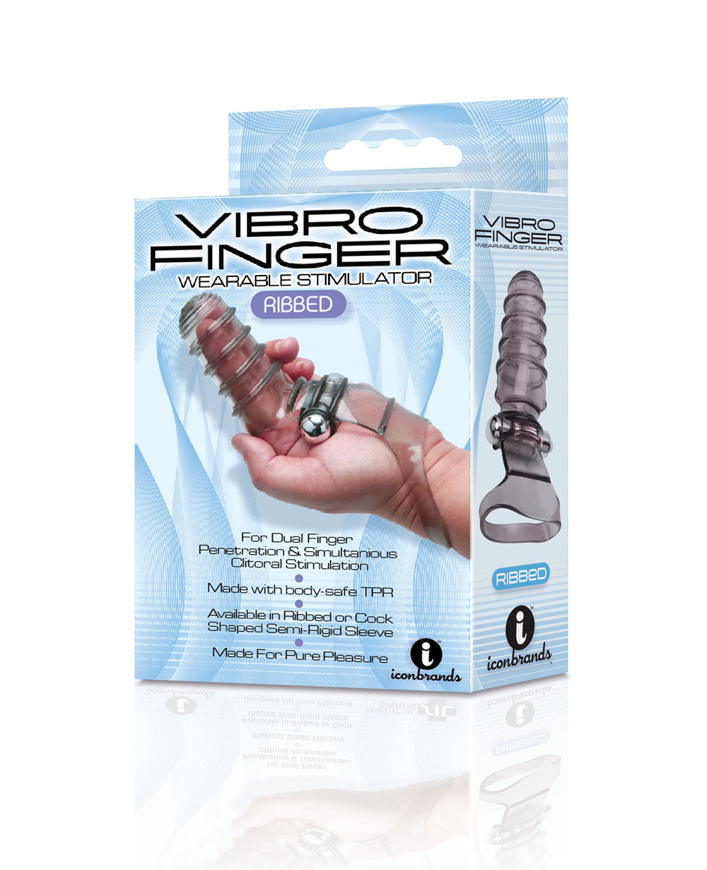 Vibro Finger Wearable Stimulator - Grey