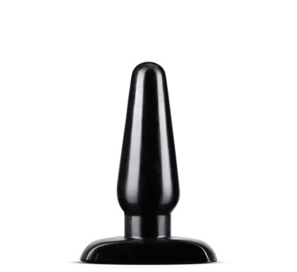 Anal Adventures - Basic Anal Plug - Medium -  Black