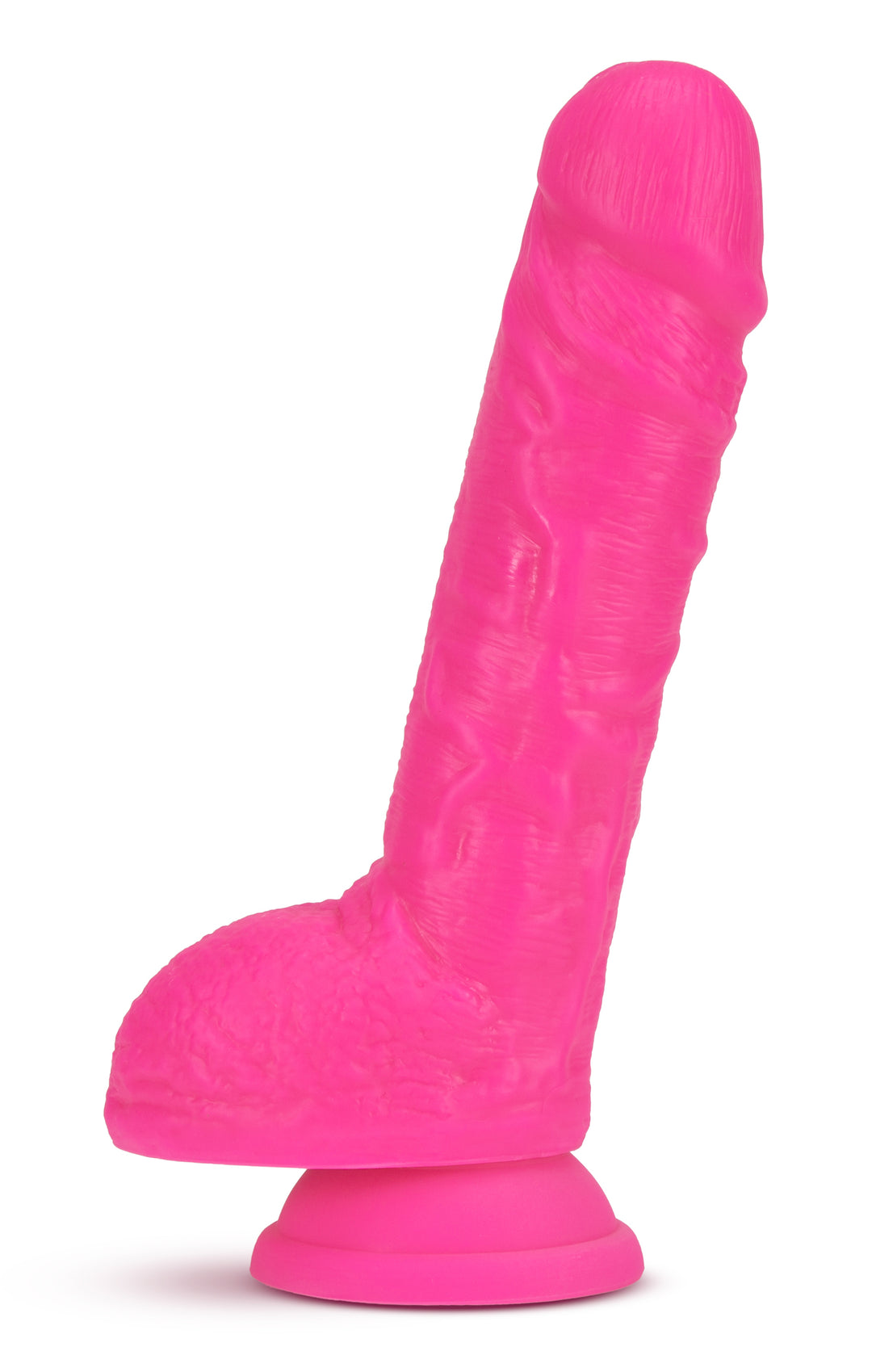 Neo - 9 Inch Dual Density Dildo - Neon Pink