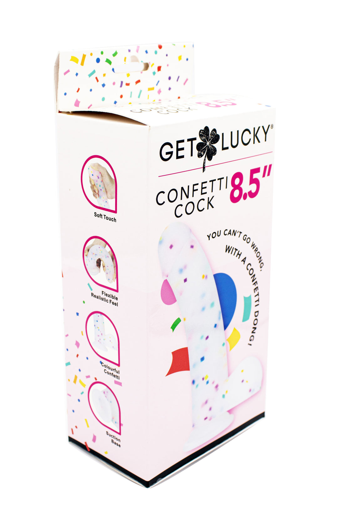 Get Lucky Confetti Cock - 8.5 Inch