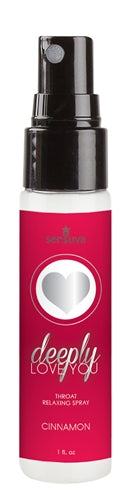 Deeply Love You Throat Relaxing Spray - Cinnamon  Roll - 1 Fl. Oz.