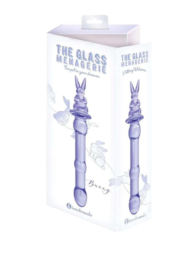 Glass Menagerie - Rabbit Dildo - Purple