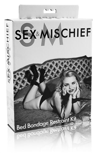 Sex and Mischief Bed Bondage Restraint Kit