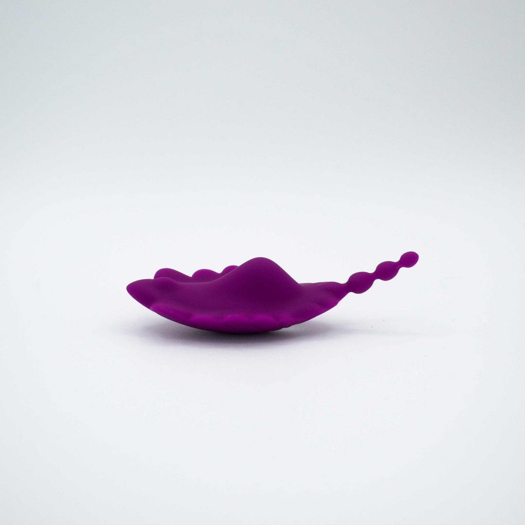 Shell Yeah! Remote Controlled Wearable Panty Vibrator - Purple