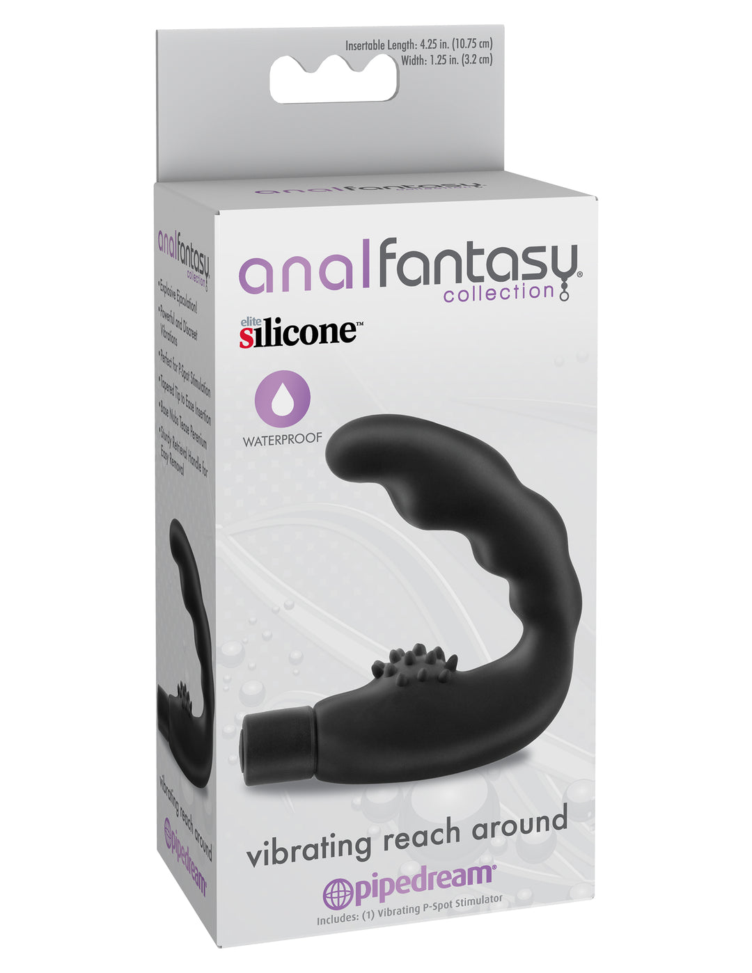 Anal Fantasy Collection Vibrating Reach Around - Black