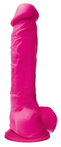 Colours Pleasures - 8 Inch Dildo - Pink