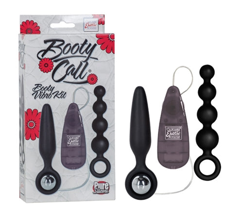 Booty Call Booty Vibro Kits - Black