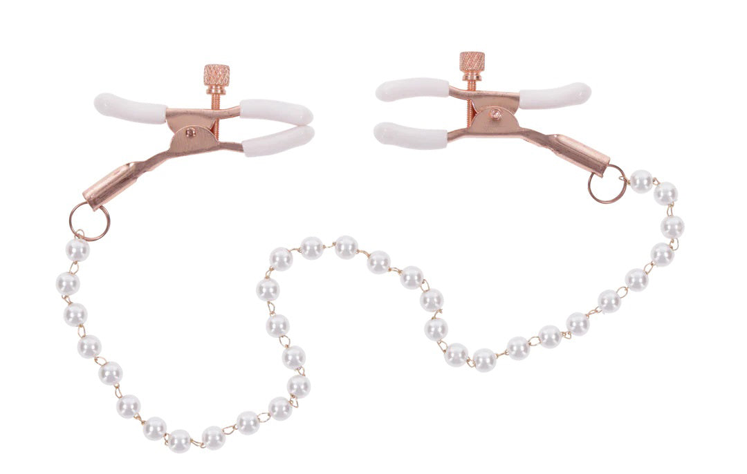 Peaches ‘N Creame Pearl Nipple Clamps - Pink