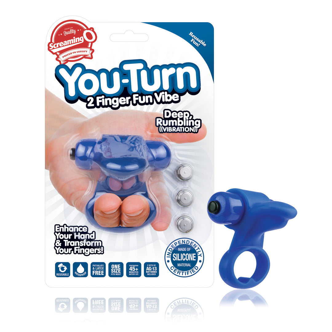 You-Turn 2 Finger Fun Vibe - Blueberry