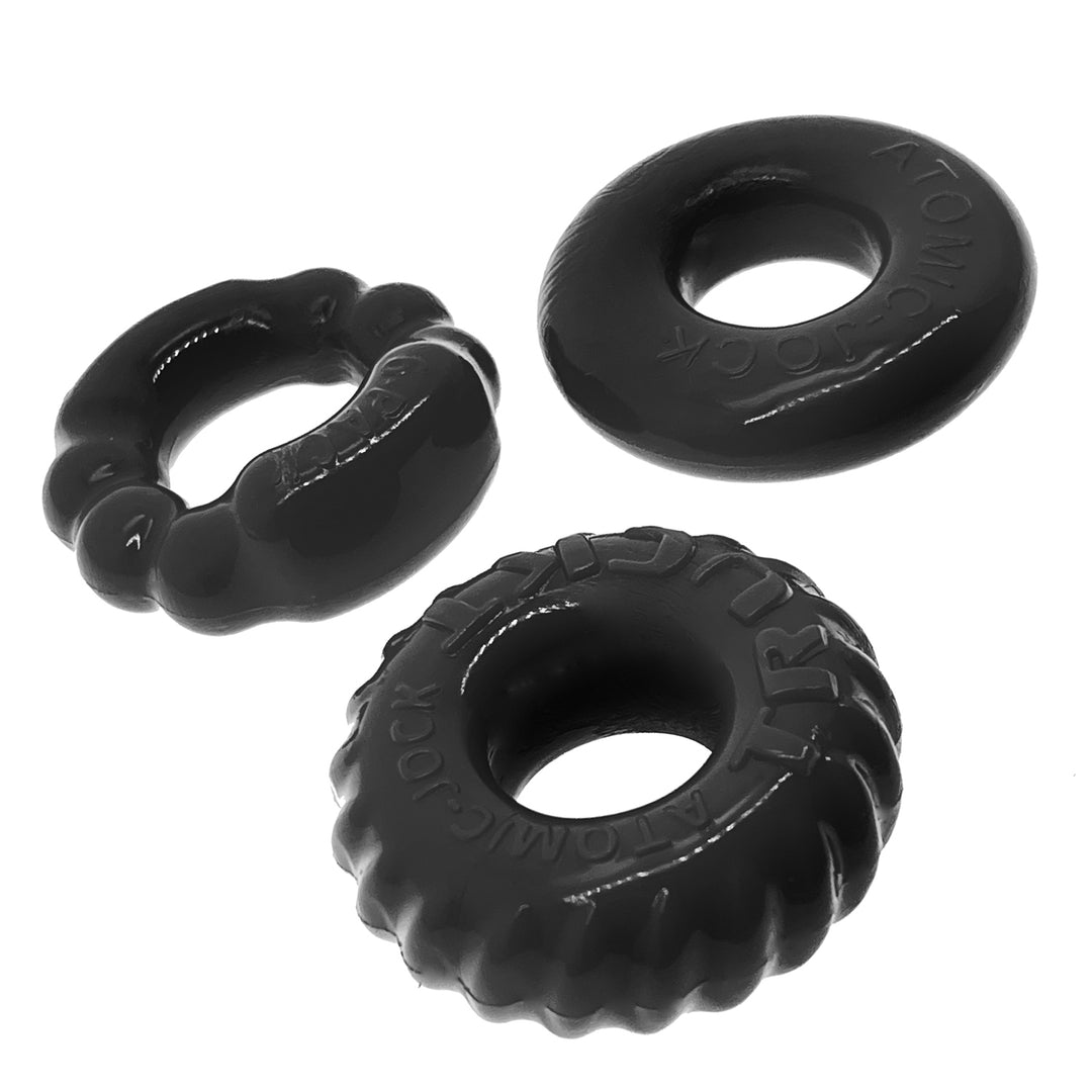 Bonemaker 3-Pack Boner Rings - Black