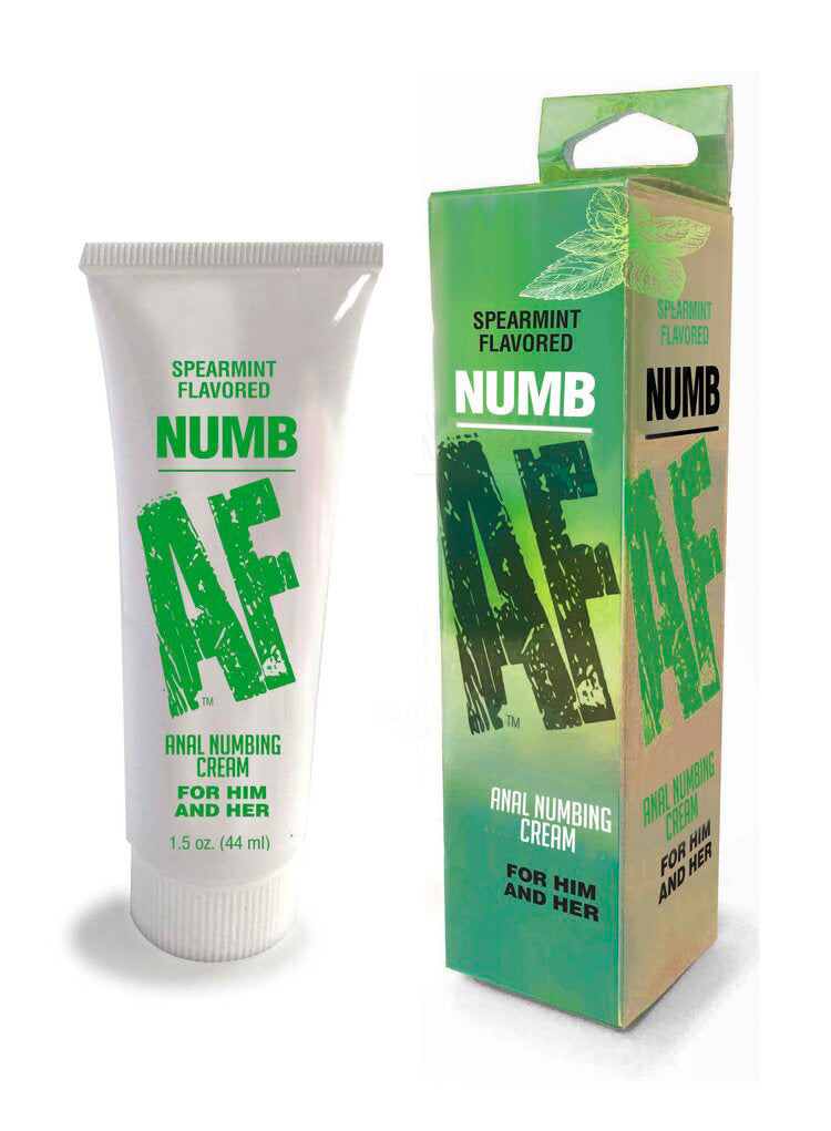 Numb Af- Spearmint Flavored Anal Numb Cream -  1.5 Oz (44 ml)