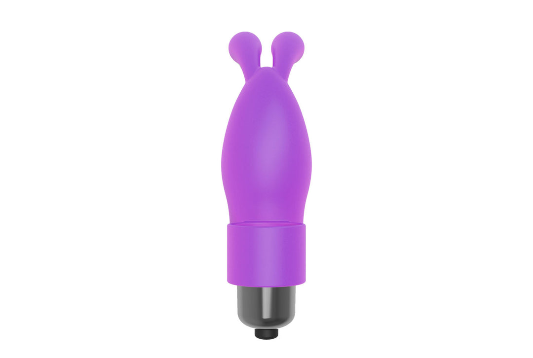 The 9's Flirt Finger Bunny Finger Vibrator - Purple