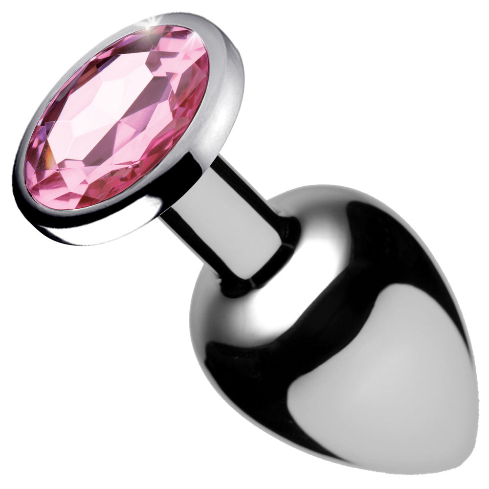 Pink Gem Anal Plug - Large