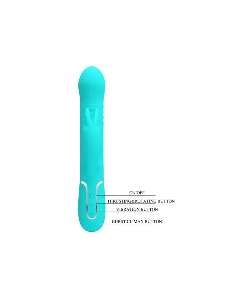 Coale Rabbit Vibrator Pearls - Turquoise