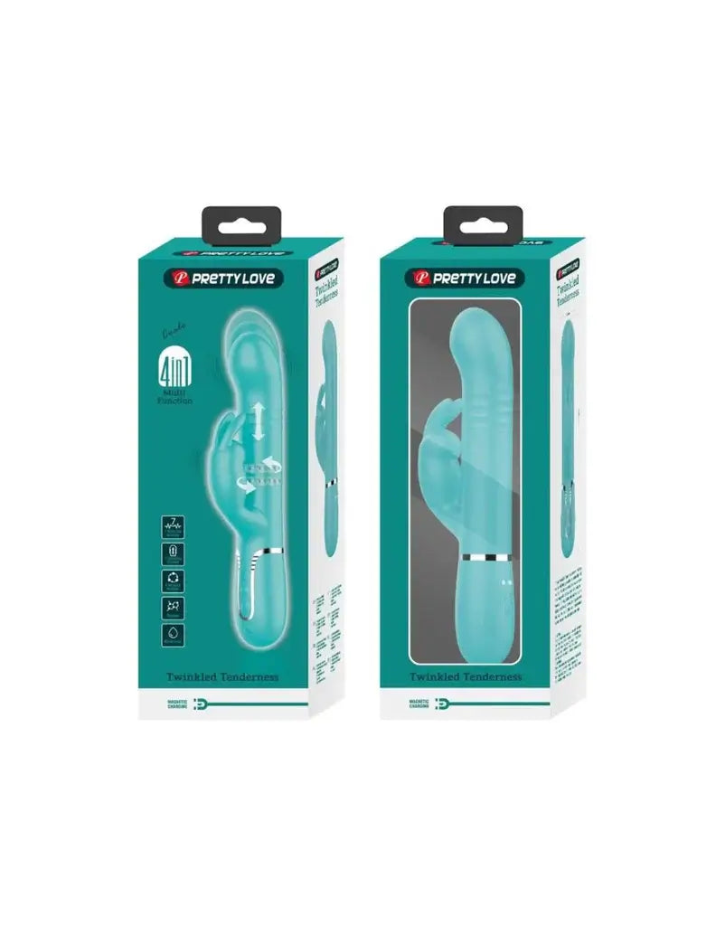 Coale Rabbit Vibrator Pearls - Turquoise