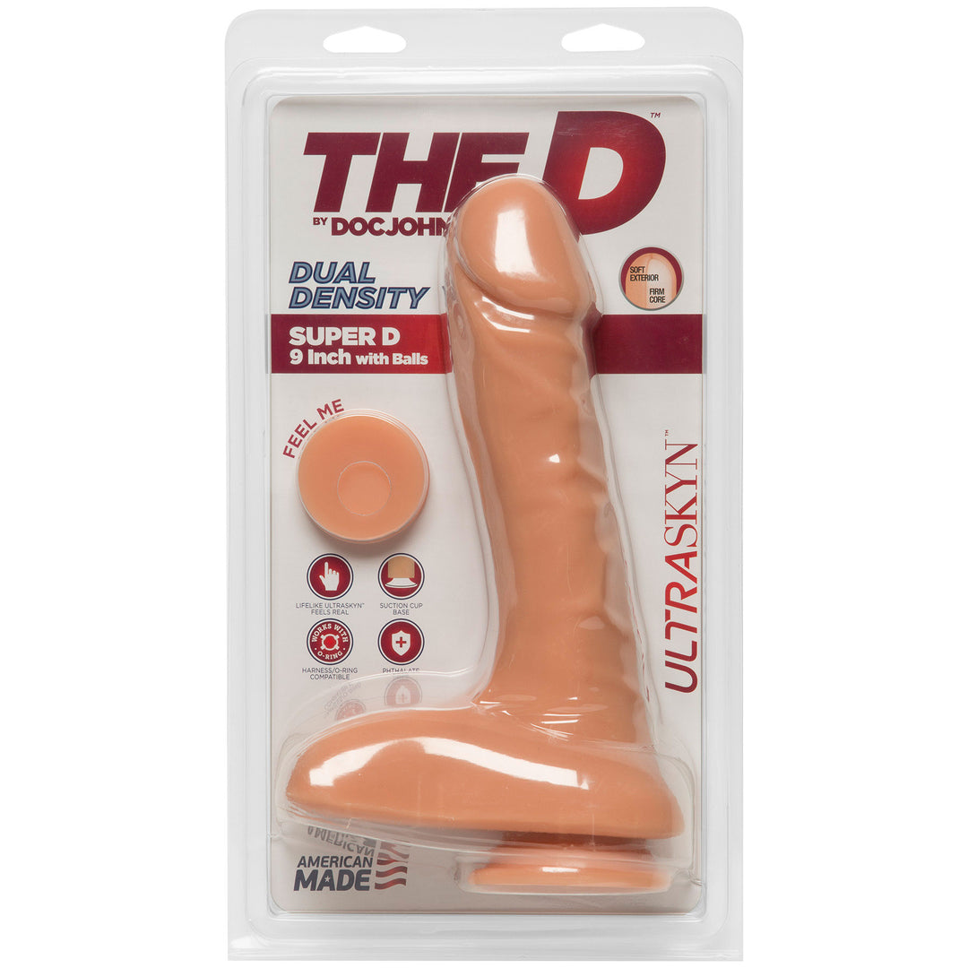 The D - Super D 9 Inch With Balls  - Vanilla