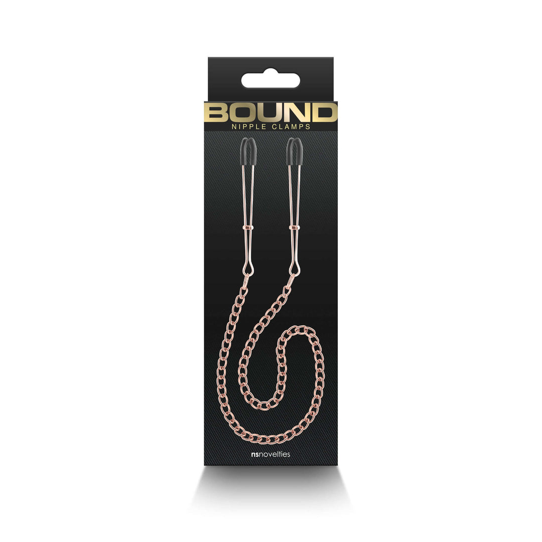 Bound - Nipple Clamps - Dc3 - Rose Gold