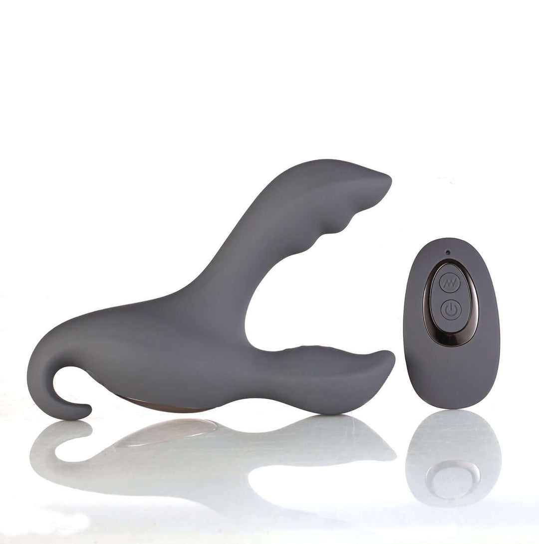 Apollo 15-Function Remote Control Prostate  Massager - Grey