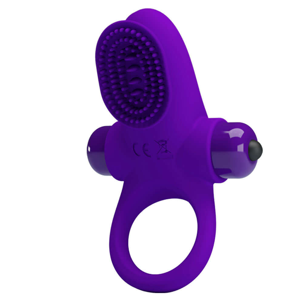 Pretty Love Vibrating Cock Ring II - Purple