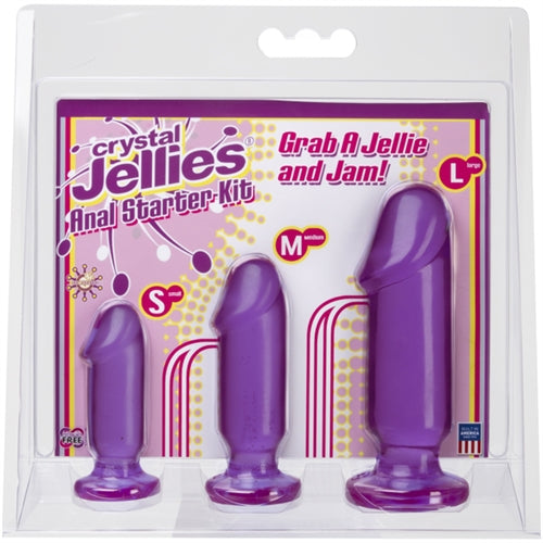 Crystal Jellies Anal Starter Kit - Purple