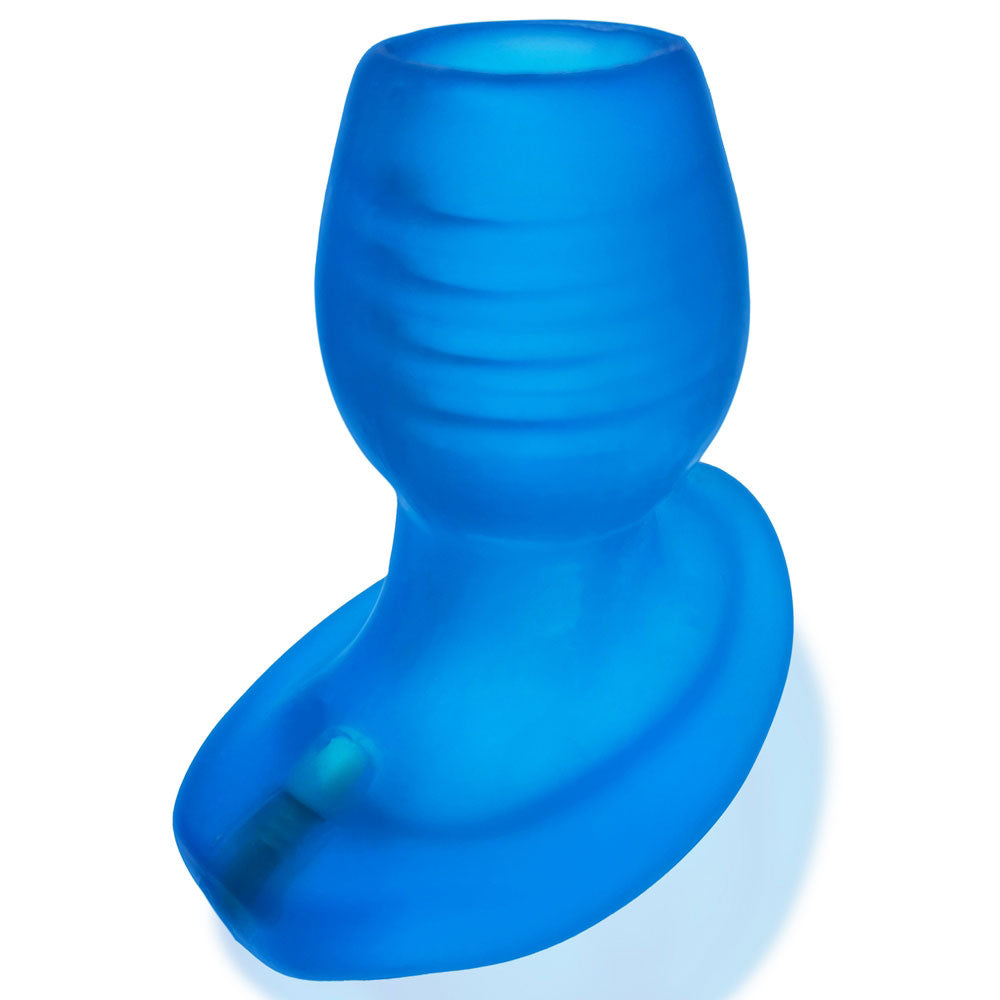 Glow Hole 2 Butt Plug - Large - Blue Morph