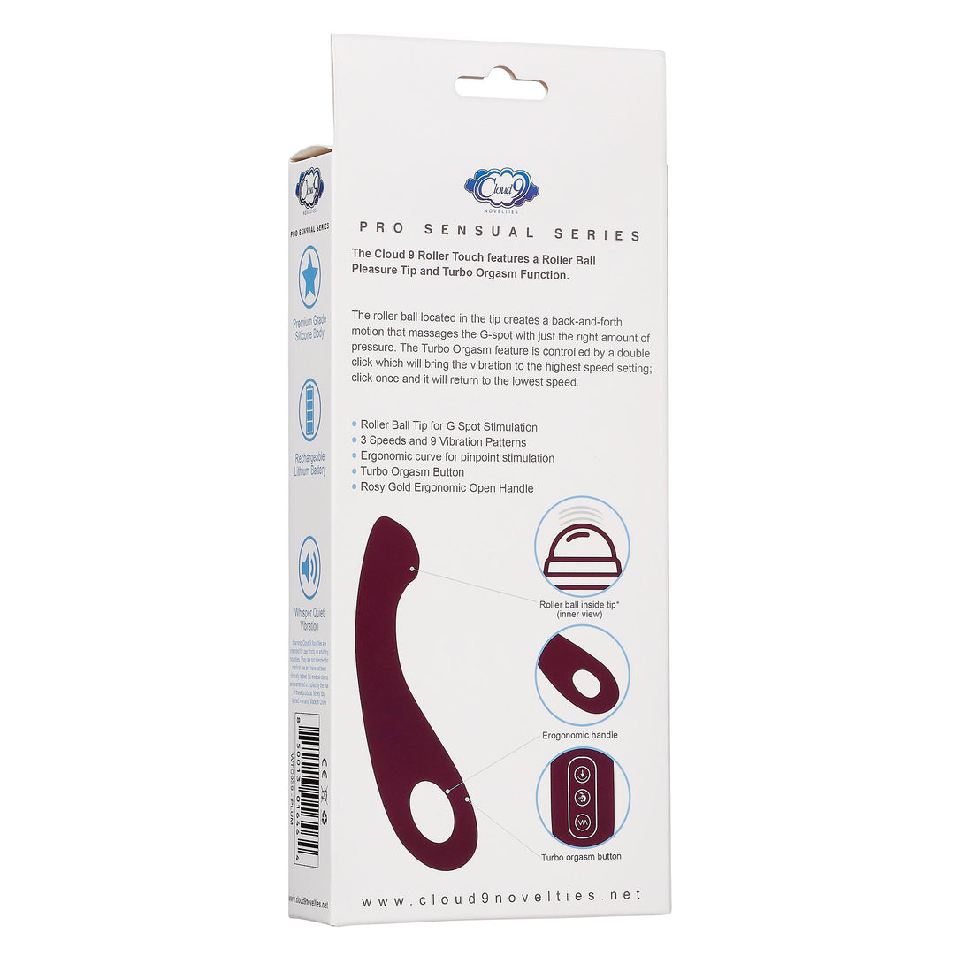 Pro Sensual Roller Touch Tri-Function G-Spot Curved Form - Plum