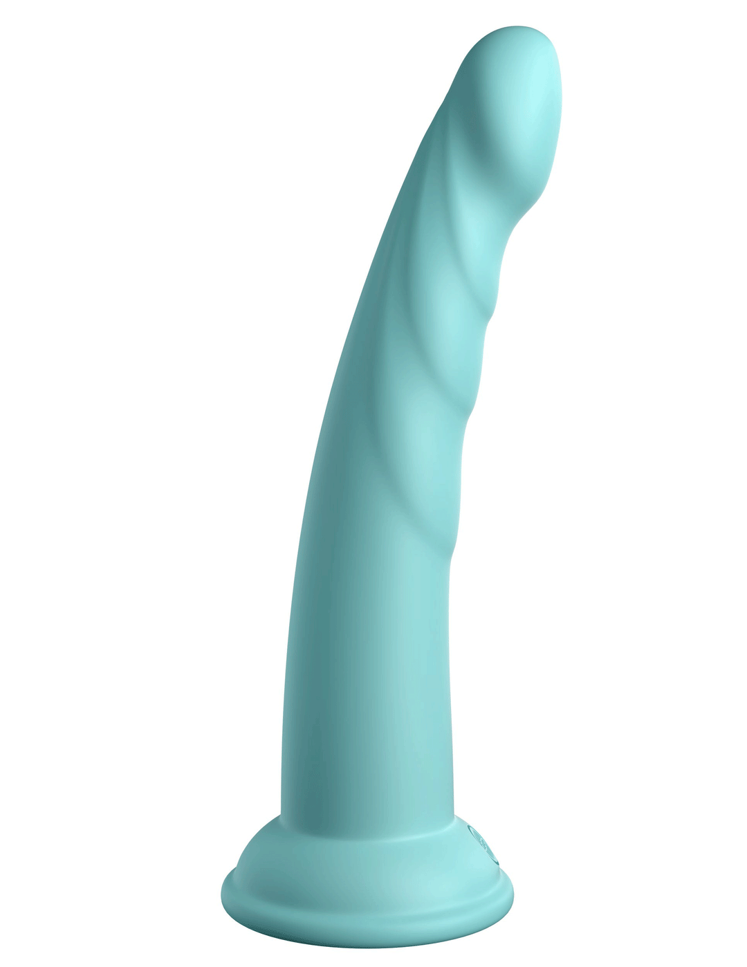 Dillio Platinum - Slim Seven 7 Inch Dildo - Teal