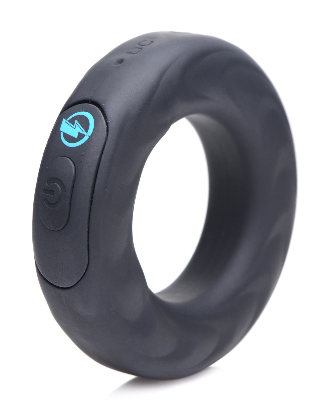 E-Stim Pro Silicone Cock Ring With Remote - Black