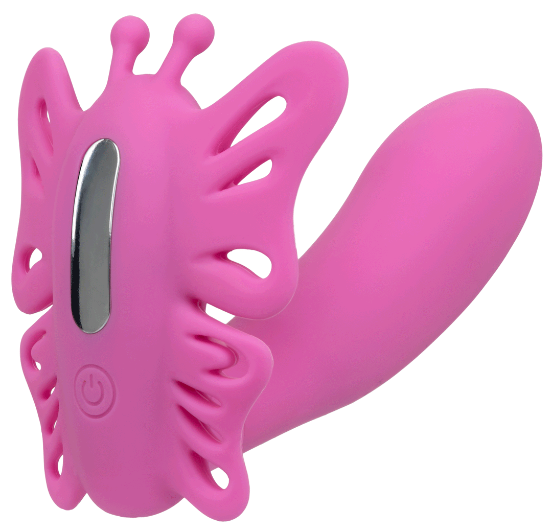 Venus Butterfly Silicone Remote Pulsating Venus G  - Pink