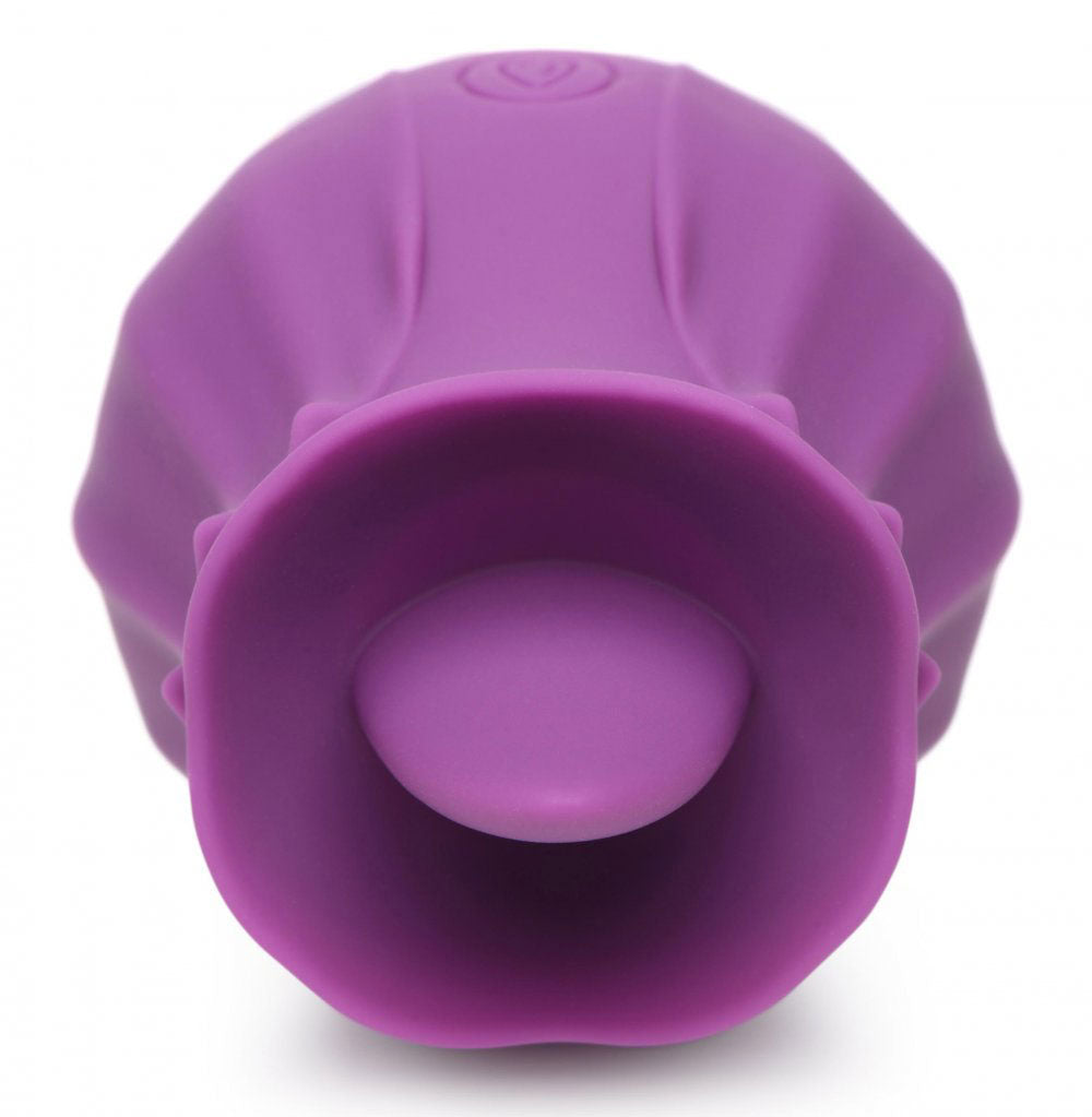 Inmi - Bloomgasm Wild Violet Licking Silicone  Stimulator - Violet