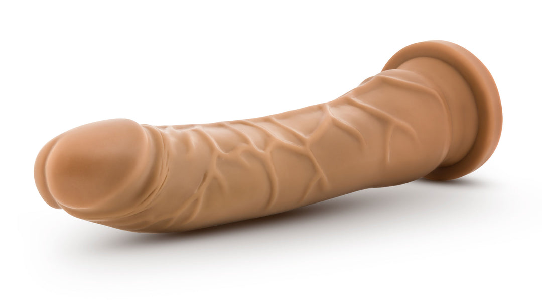 Dr. Skin Silicone - Dr. Noah - 8 Inch Dong With  Suction Cup - Mocha