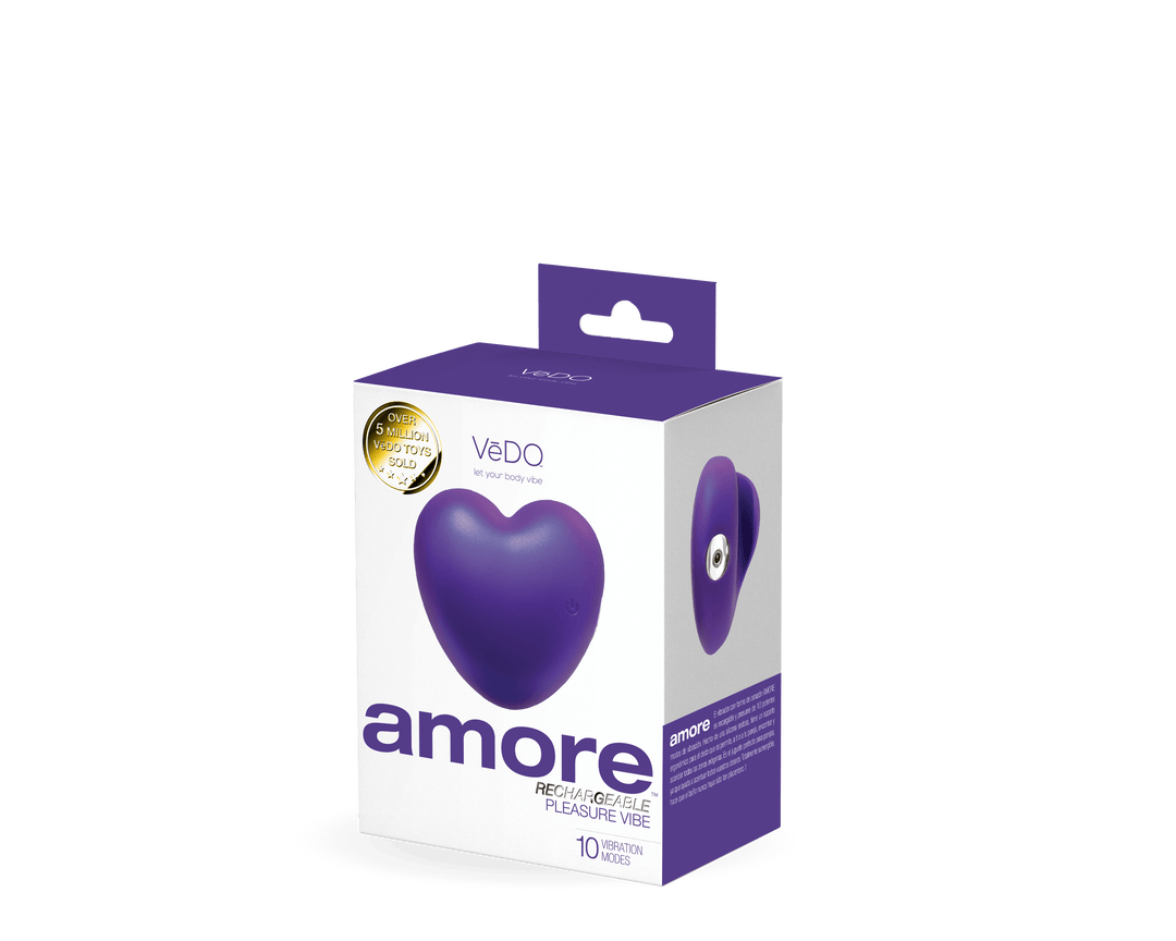 Amore Rechargeable Pleasure Vibe - Purple