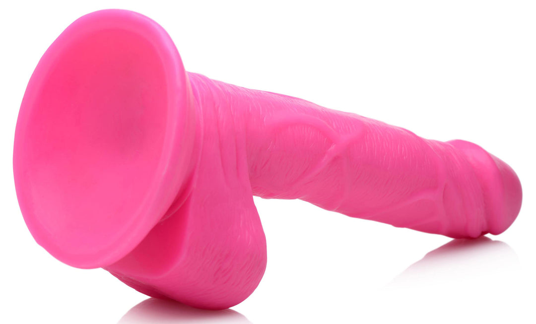 Pop Pecker 6.5 Inch Dildo With Balls - Pink