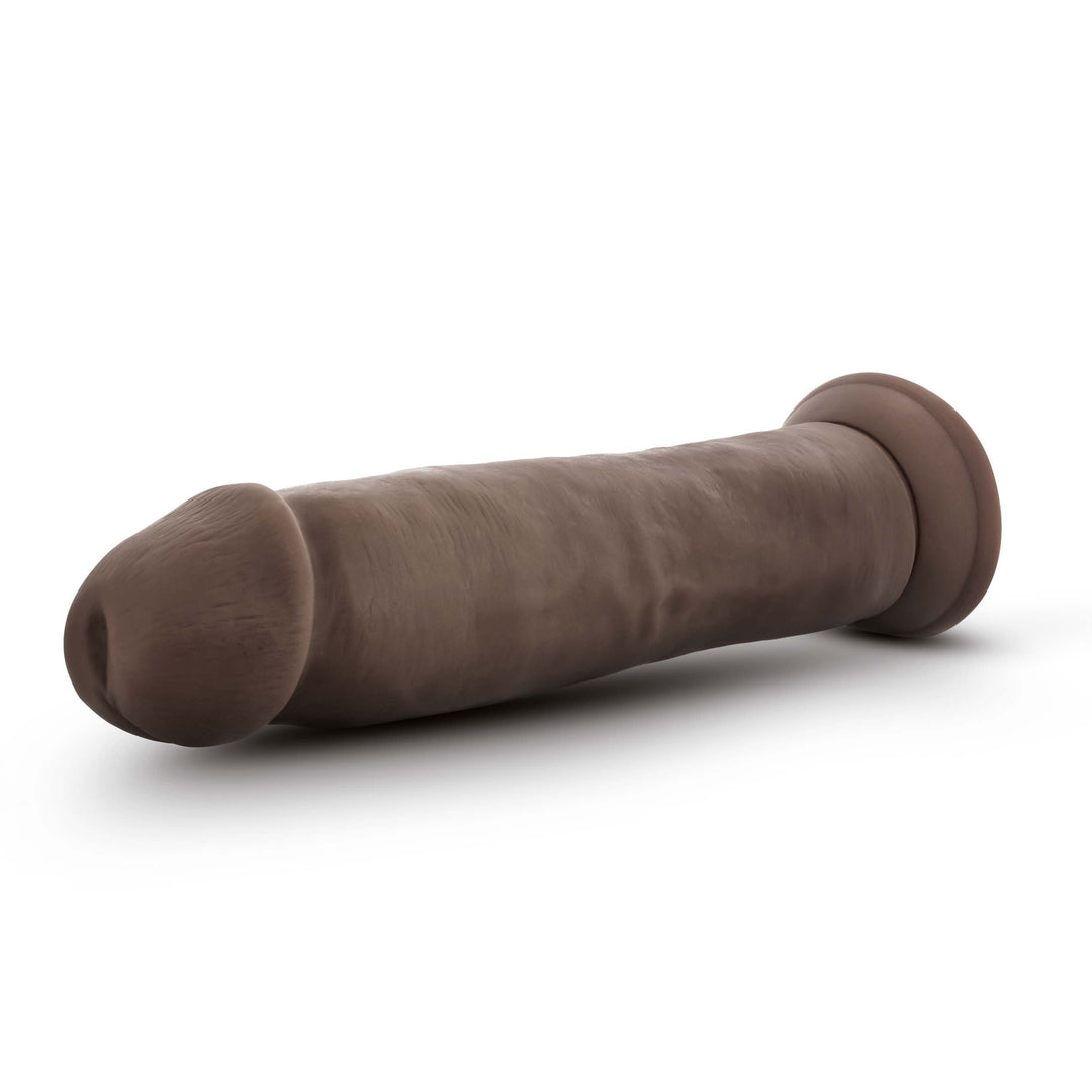 Dr. Skin Plus - 9 Inch Posable Thick Dildo -  Chocolate