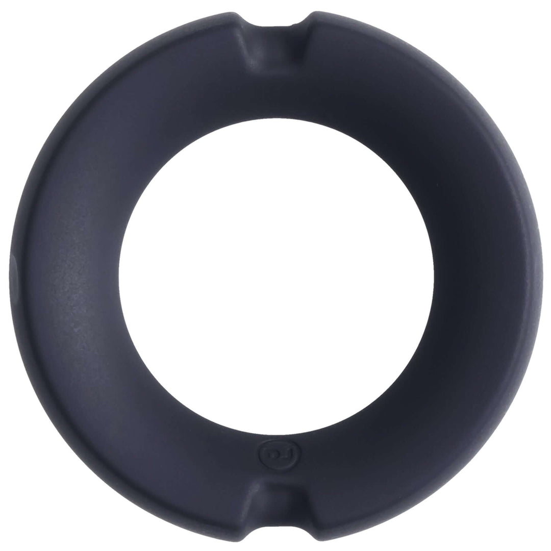 Merci - the Paradox - Silicone Covered Metal Cock Ring - 35mm - Black