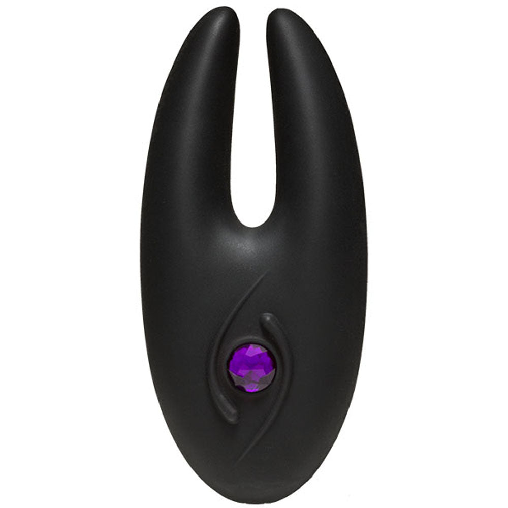 Body Bling - Clit Cuddler Mini-Vibe in Second  Skin Silicone - Purple