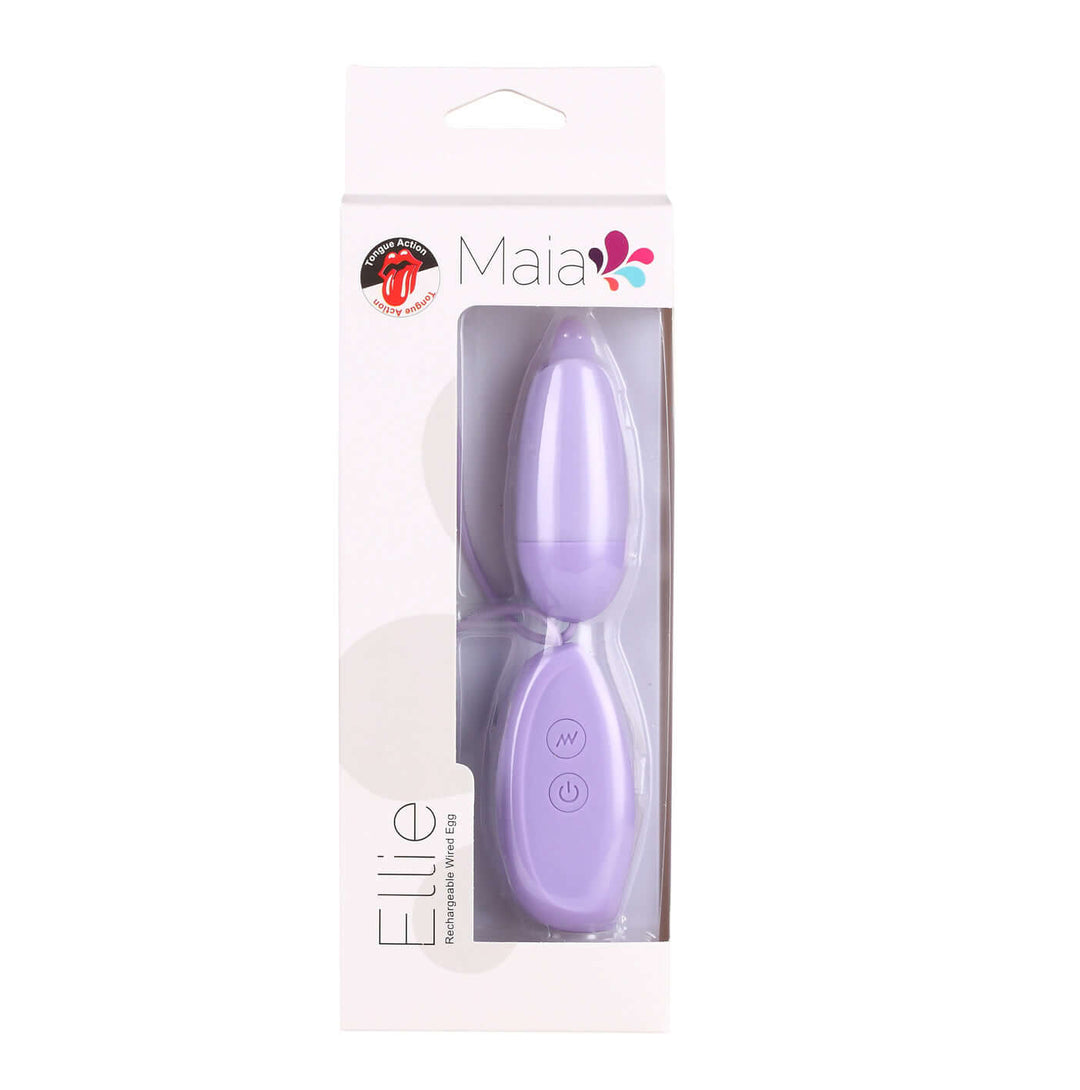 Ellie Wired Bullet Vibrator - Purple