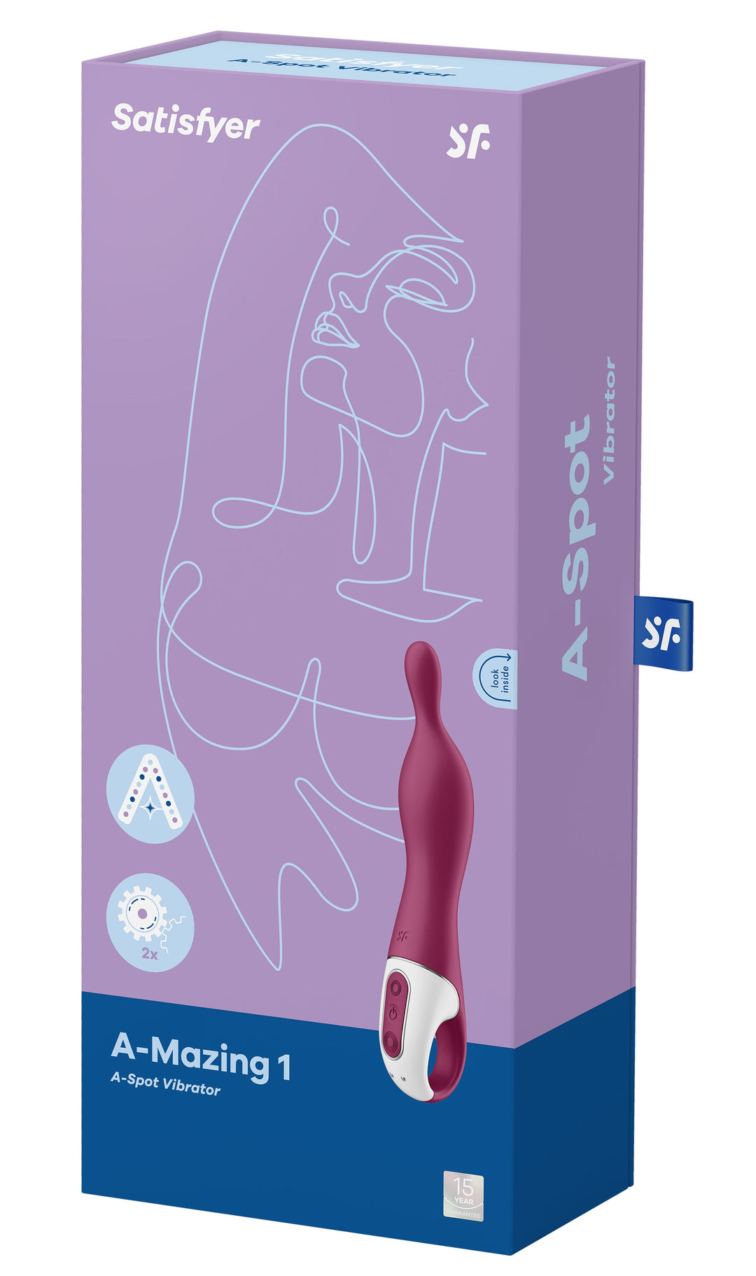 A-Mazing 1 a-Spot Vibrator - Berry