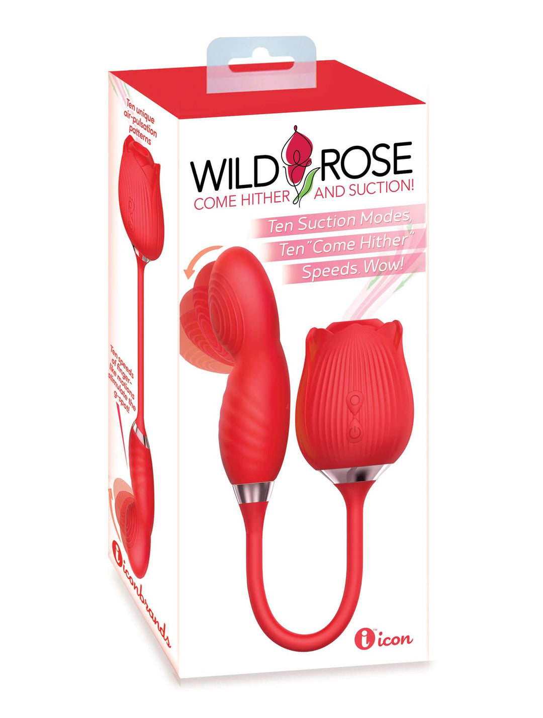 Wild Rose Come Hither and Suction - Red