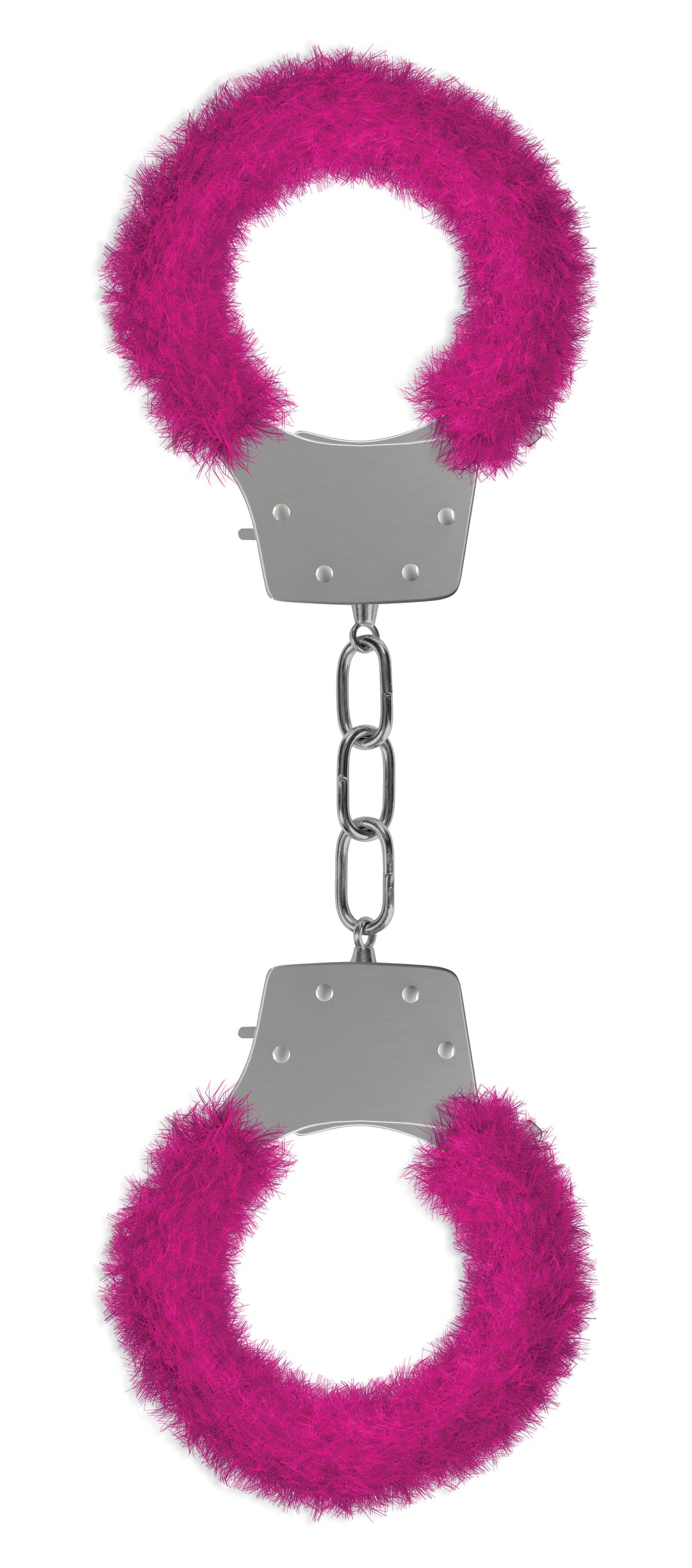 Pleasure Furry Handcuffs - Pink