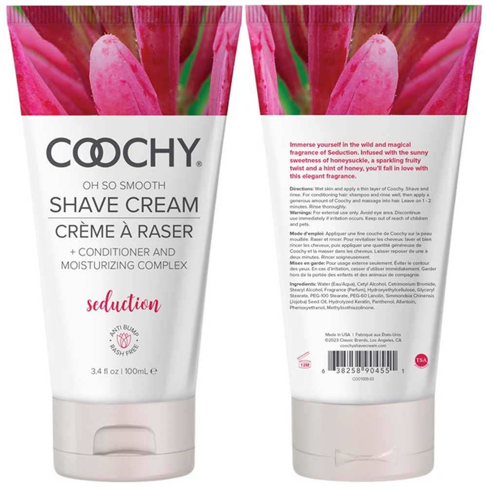 Coochy Oh So Smooth Shave Cream - Seduction - 3.4 Oz