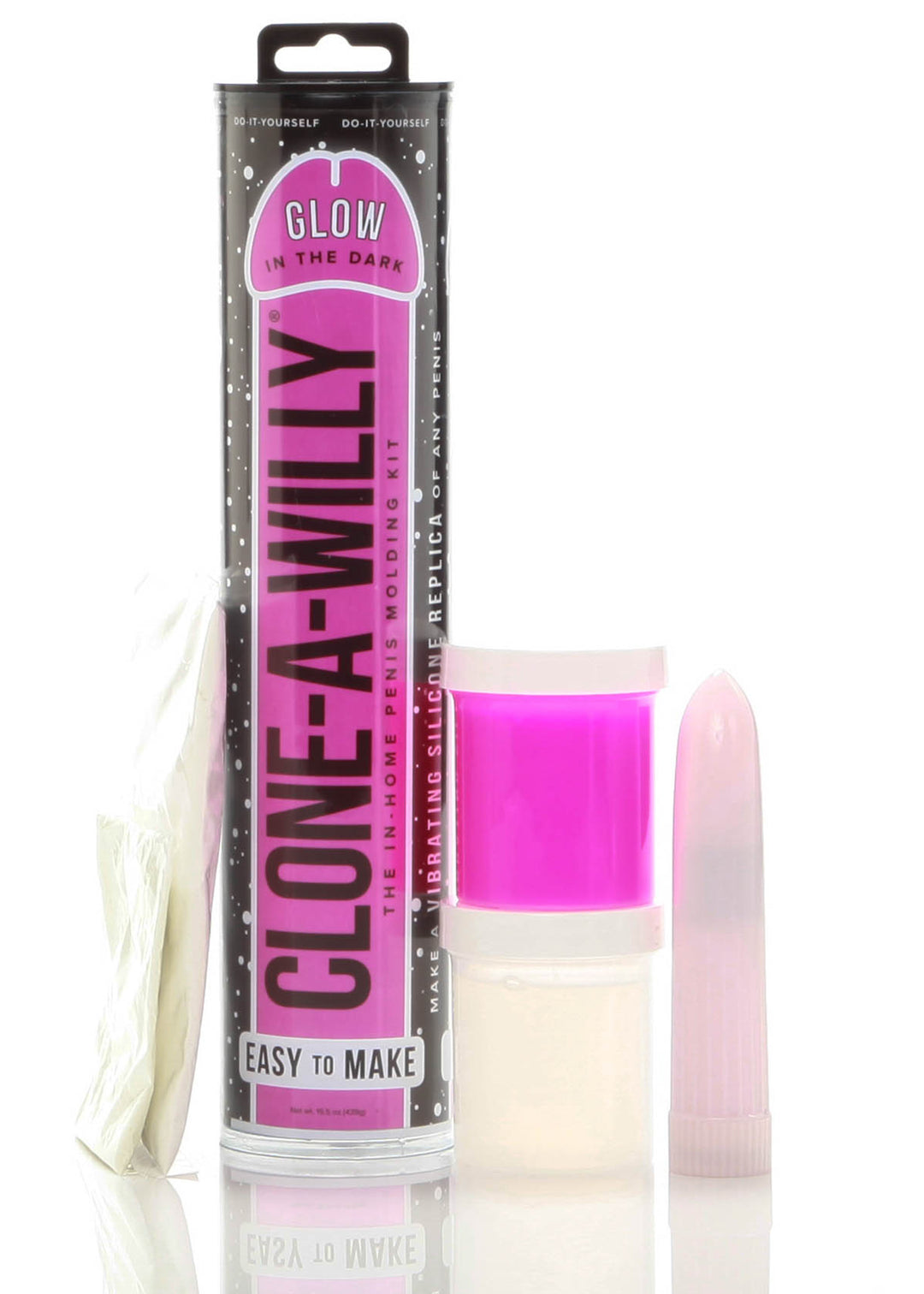 Clone-a-Willy Glow-in-the-Dark Kit - Pink